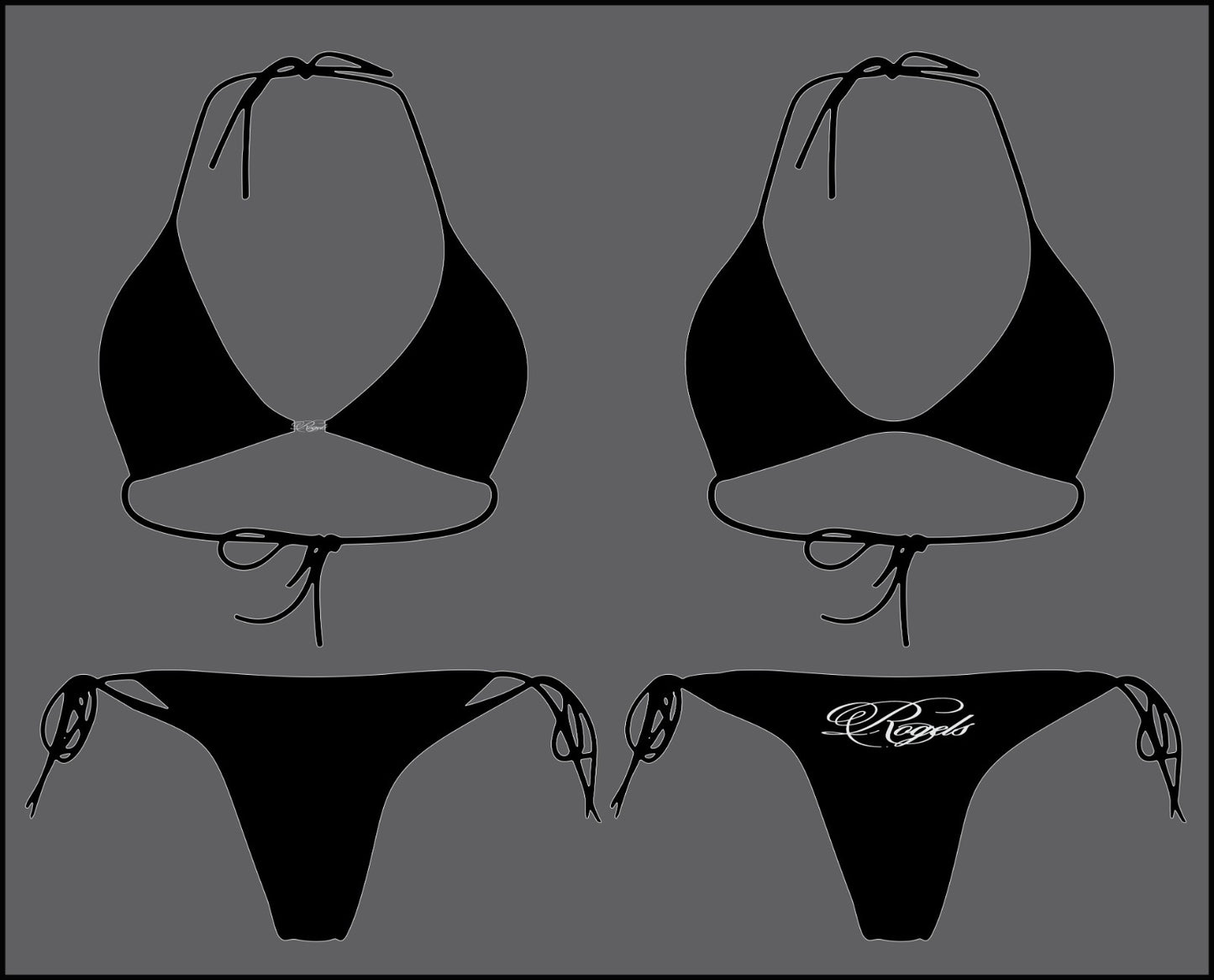 Black bathing suit