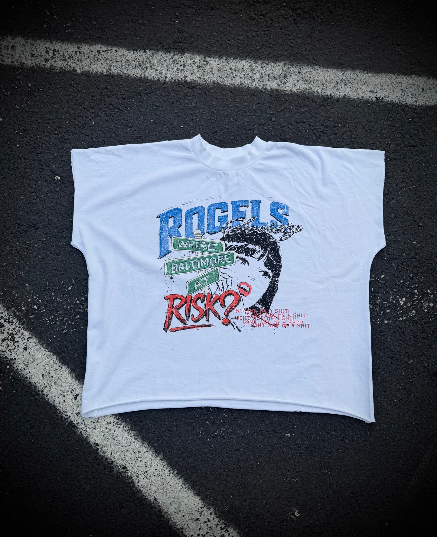 No risk cut off tee