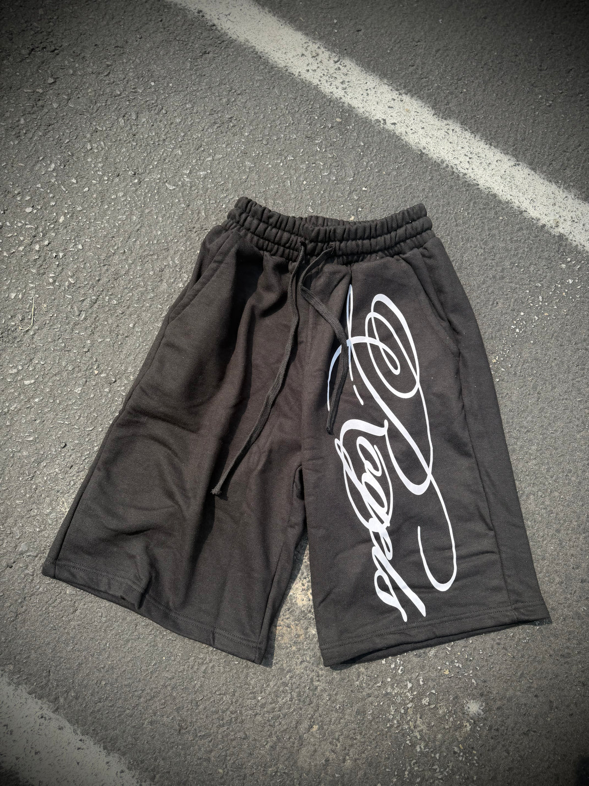 Black long shorts