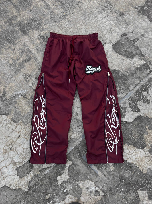 Burgundy nylon