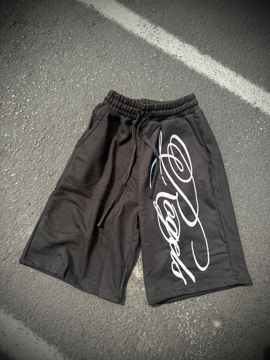 Black long shorts