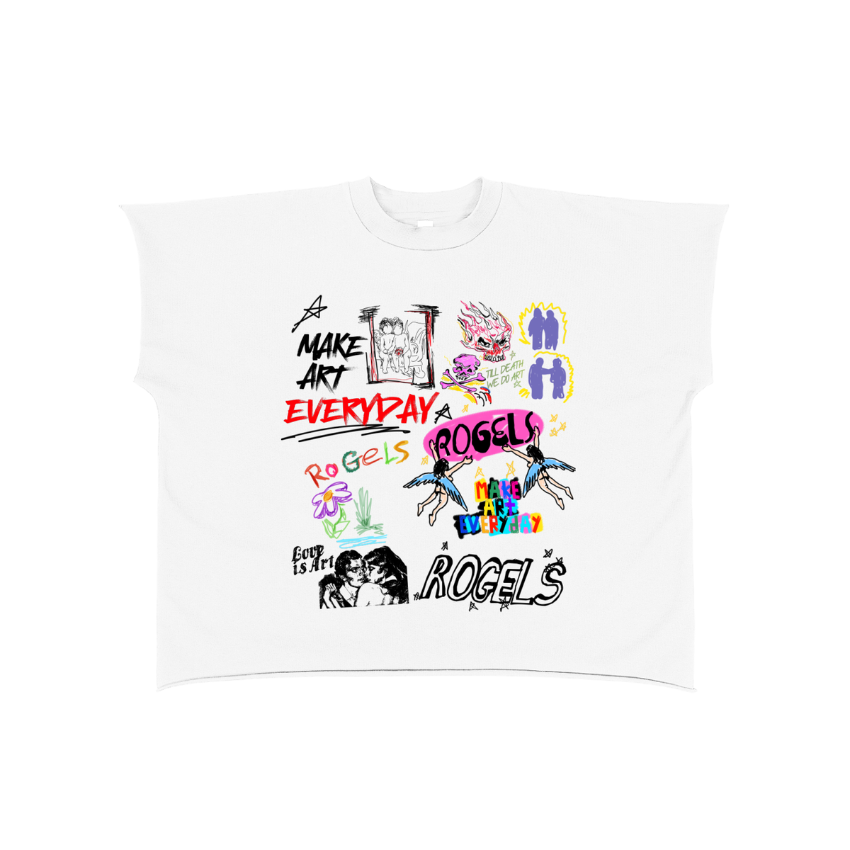 Make art Muscle tee